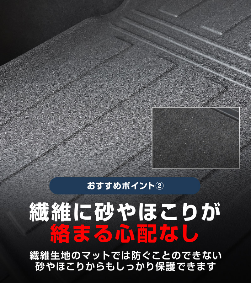 新型CX-5 KM系 ラゲッジマット カーゴトレイマット 4P ラバータイプ ブラック セカンドシート背面まで保護 CX5 2026年 フルモデルチェンジ 専用