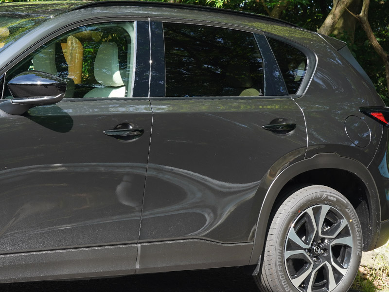 CX-80 KL系 CX-60 KH系 CX-30 DM系 MAZDA3 BP系 共通 アウタードアハンドルカバー 4P ブラック鏡面仕上げ