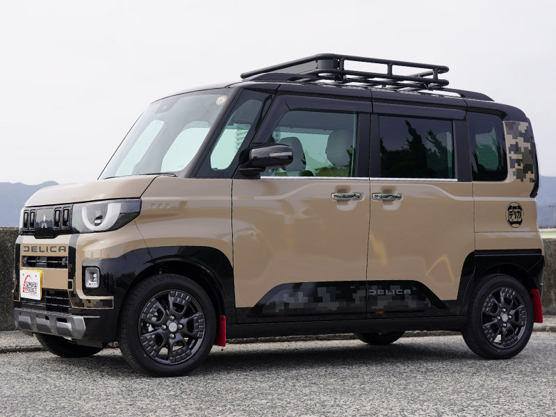 【セット割】新型デリカミニ ekスペース ルークス 共通 アウタードアハンドルカバー＆ウィンドウトリムガーニッシュ サイドドレスアップセット メッキ・鏡面仕上げ 2025年FMC後 ｜MITSUBISHI DELICA MINI NISSAN ROOX 専用 外装 サイド カスタム パーツ エアロ サムライプロデュース
