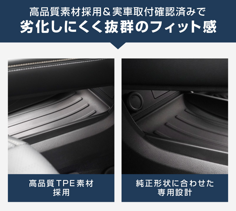 新型キックス P16型 センターロアボックストレイマット