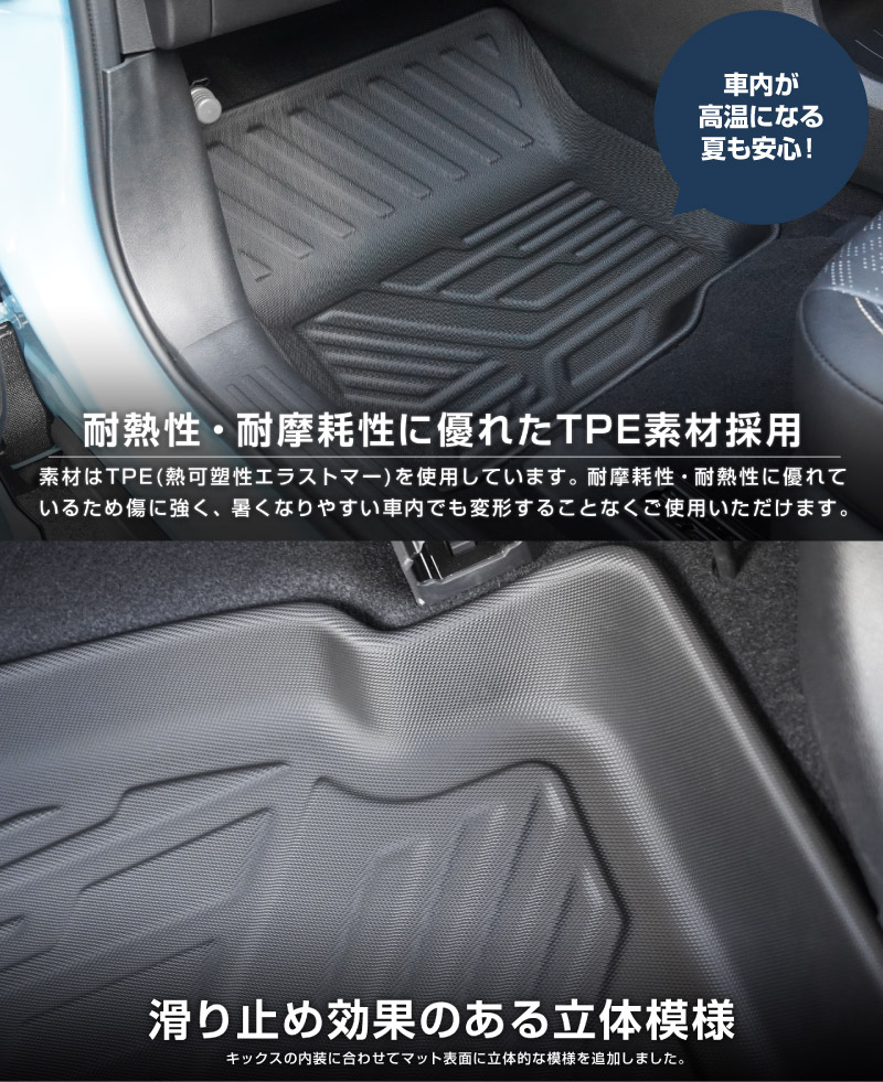 新型キックス P16型 フロアマット