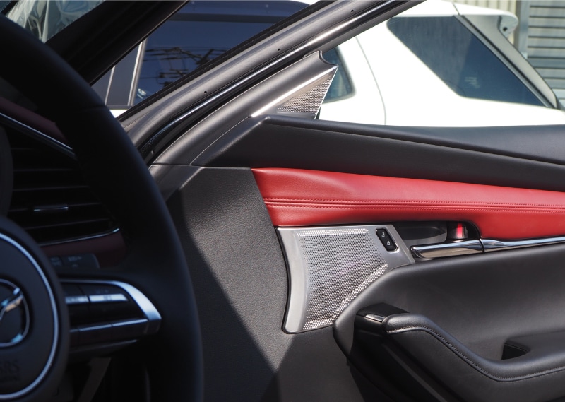 超希少！！Mazda3 HAGE アルミスピーカーカバー Bose - 車内アクセサリー