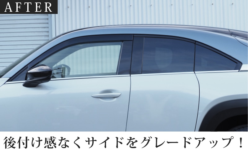 MX-30 ウィンドウトリム 鏡面仕上げ/サテンシルバー 6P