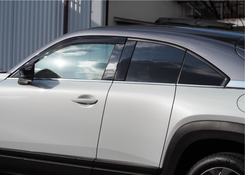 MX-30 ウィンドウトリム 鏡面仕上げ/サテンシルバー 6P