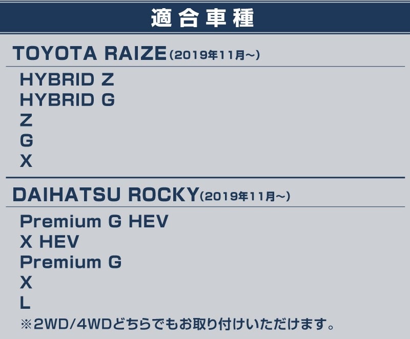 ライズ/ロッキー リアゲートガーニッシュ 鏡面仕上げ 1P｜トヨタ