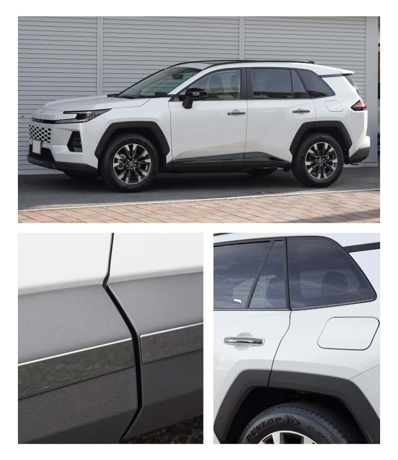 新型RAV4 60系 ウィンドウトリムガーニッシュ ＆ アウタードアハンドルカバー ＆ サイドガーニッシュ 3点セット