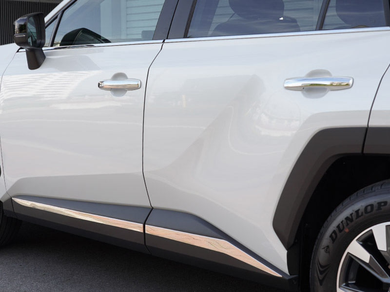 新型RAV4 60系 ウィンドウトリムガーニッシュ ＆ アウタードアハンドルカバー ＆ サイドガーニッシュ 3点セット