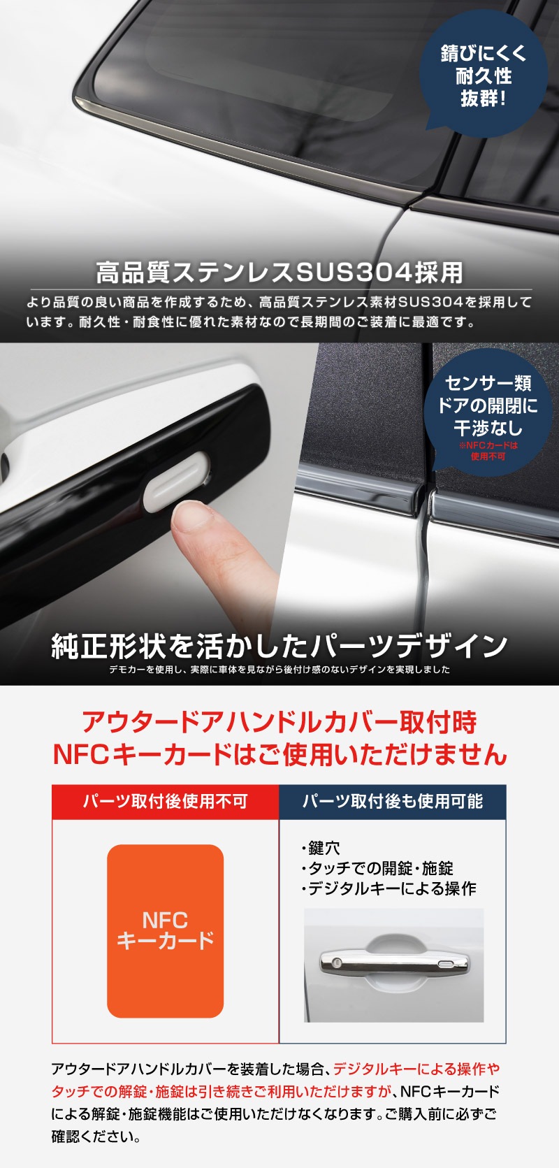 新型RAV4 60系 ウィンドウトリムガーニッシュ ＆ アウタードアハンドルカバー