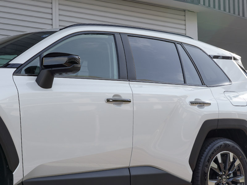 新型RAV4 60系 ウィンドウトリムガーニッシュ ＆ アウタードアハンドルカバー