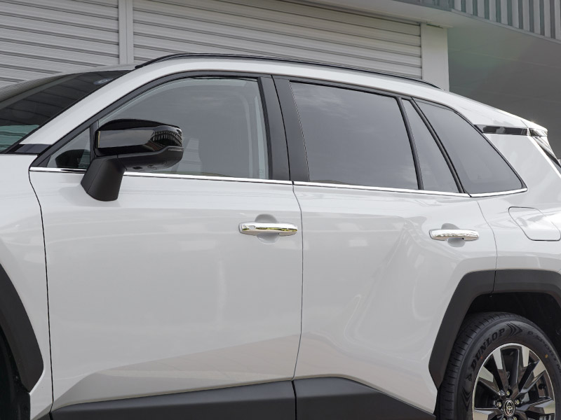 新型RAV4 60系 ウィンドウトリムガーニッシュ ＆ アウタードアハンドルカバー