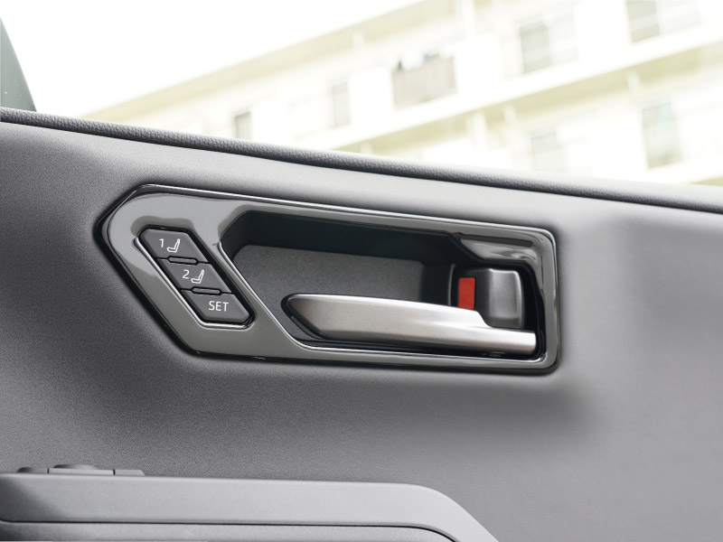 新型RAV4 60系 インナードアハンドルパネル 左右セット 4P ピアノブラック