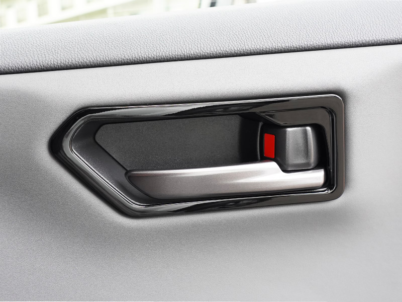 新型RAV4 60系 インナードアハンドルパネル 左右セット 4P ピアノブラック