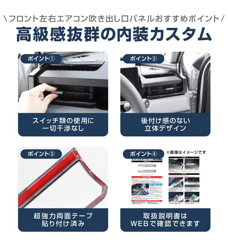 セット割】新型RAV4 60系 フロント中央エアコン吹き出し口パネル
