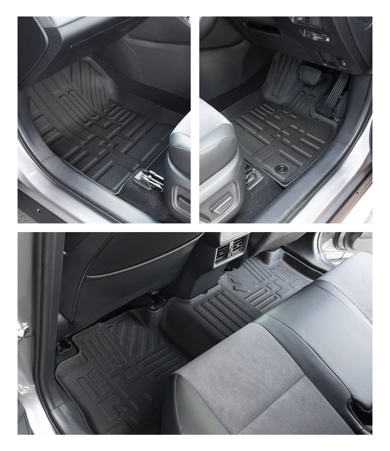 新型RAV4 60系 PHEV専用 フロアマット 3P ラバータイプ ブラック
