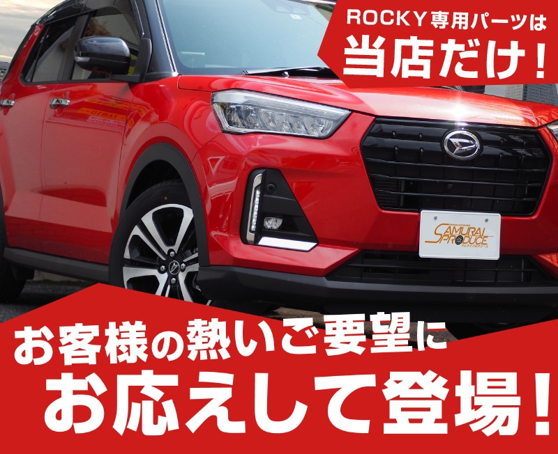 ロッキー フロントフォグ ガーニッシュ 鏡面仕上げ 4P 高品質ステンレス製｜ダイハツ DAIHATSU ROCKY カスタム 専用 パーツ  ドレスアップ アクセサリー オプション エアロ