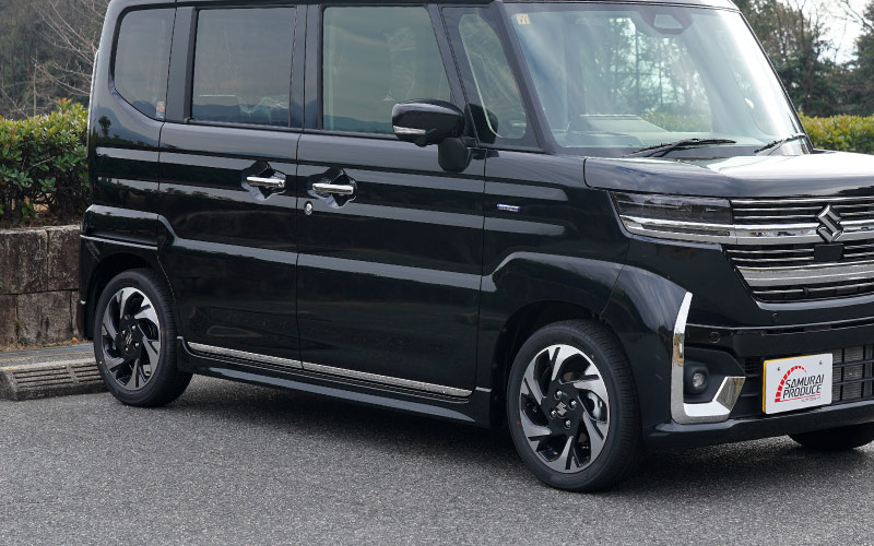 スペーシアカスタムmk 53s1/18サイズサンプルカラー黒色 スズキ スペーシアカスタムMK53S カラーサンプル 1/18 ブラック｜Yahoo