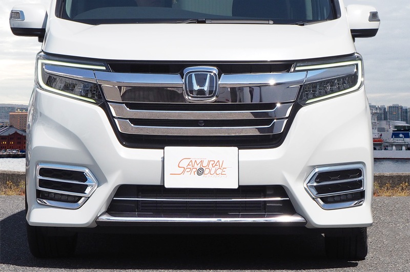 セット割 ステップワゴンフロントフォグ フロントロア ロアグリル ガーニッシュ 外装パーツ 3点セット ホンダ Honda Stepwgn スパーダ Rp系 Spada カスタム パーツ ドレスアップ アクセサリー アフターパーツ エアロ サムライプロデュース 侍プロデュース