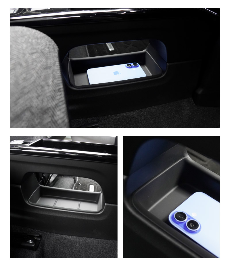 【セット割】新型クロスビー MND1S HYBRID MZ 専用 センターコンソールトレイ 上段 ＆ 下段 2P ブラック