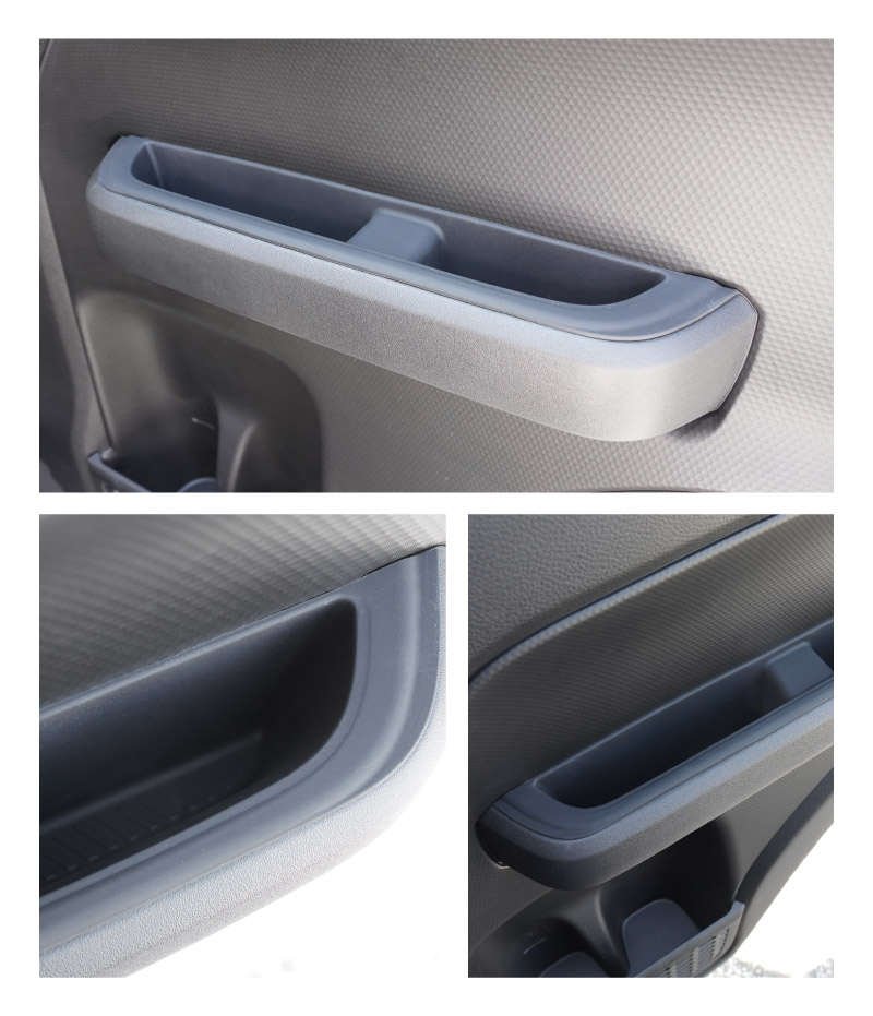 新型クロスビー MND1S フロントウィンドウスイッチパネルカバー ＆ リアドアハンドルトレイ ゴムカバー 