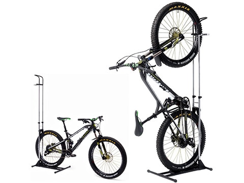 Vertical and holizontal bike stand