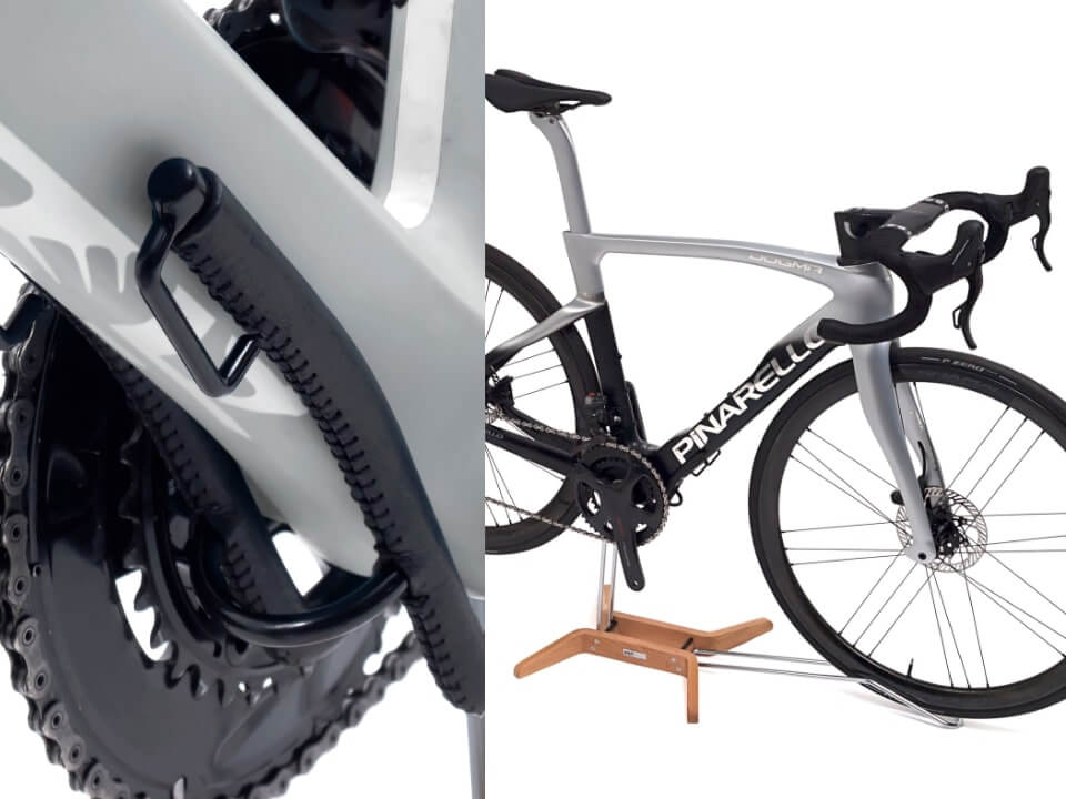 A Stylish bike stand that combines design and high stability.