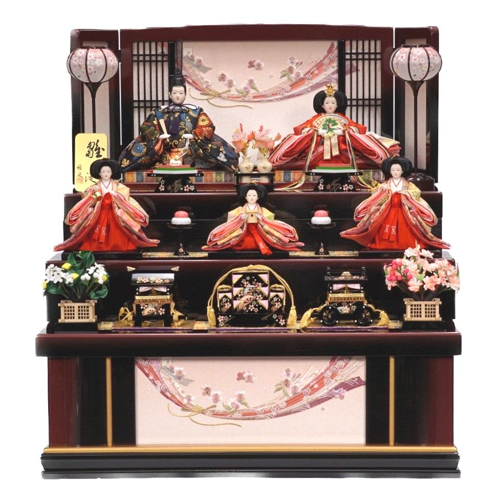 ひな祭り2月20日までのセール価格　ひな壇 木製飾段 | 一段・三段兼用 | 雛人形