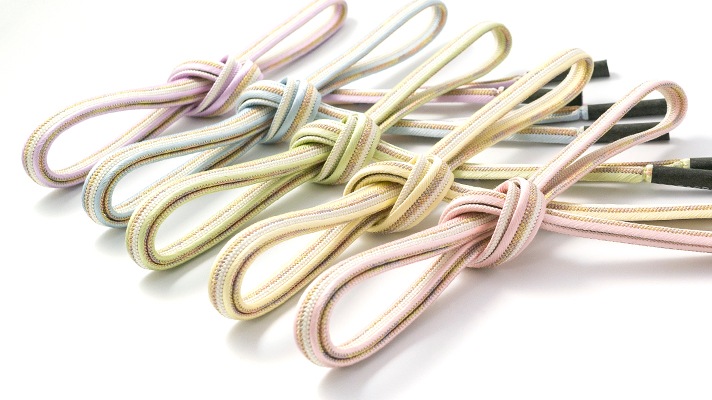 帯締め 高麗組替八千代銀 和装小物 井澤屋