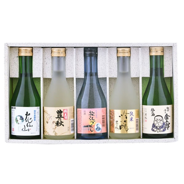 米田酒造　呑みくらべセット（300ml×5本） 