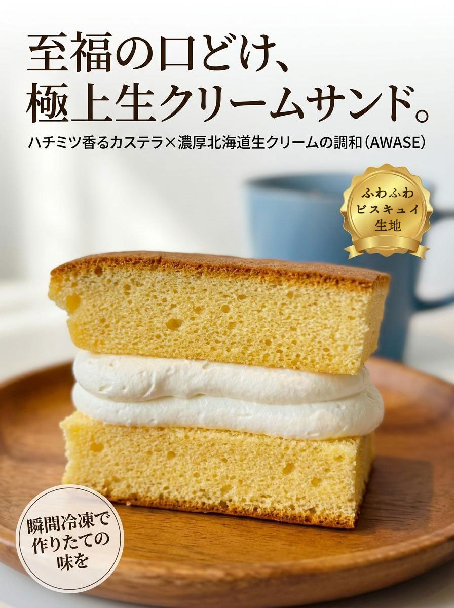 生クリームサンドAWASE
