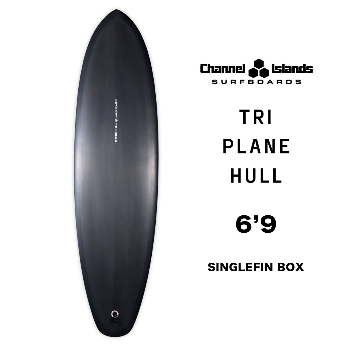 【20%OFF チャンネル＆ロストフェア】チャンネルアイランド サーフボード サーフィン ミッドレングス シングル surfboard Channel  Islands TRI PLANE HULL トライ プレーン ハル アルメリック 6.9 チャネルアイランズ 即納 グレー