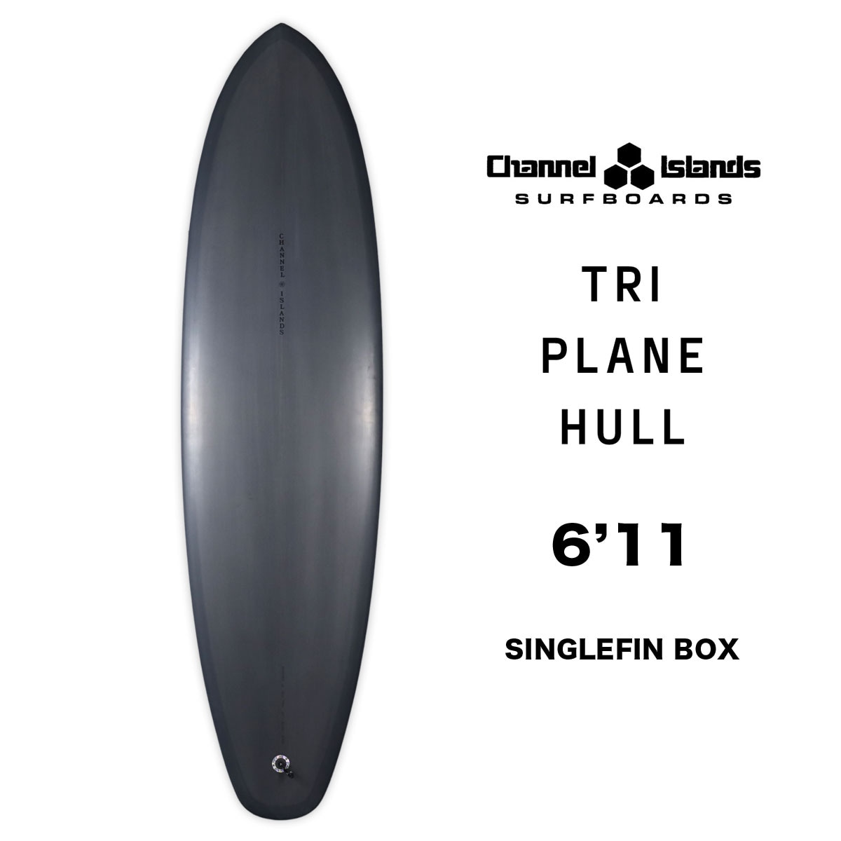 【20%OFF スプリングフェア】 チャンネルアイランド サーフボード サーフィン ミッドレングス シングル surfboard Channel  Islands TRI PLANE HULL トライ プレーン ハル アルメリック 6.11 チャネルアイランズ 即納