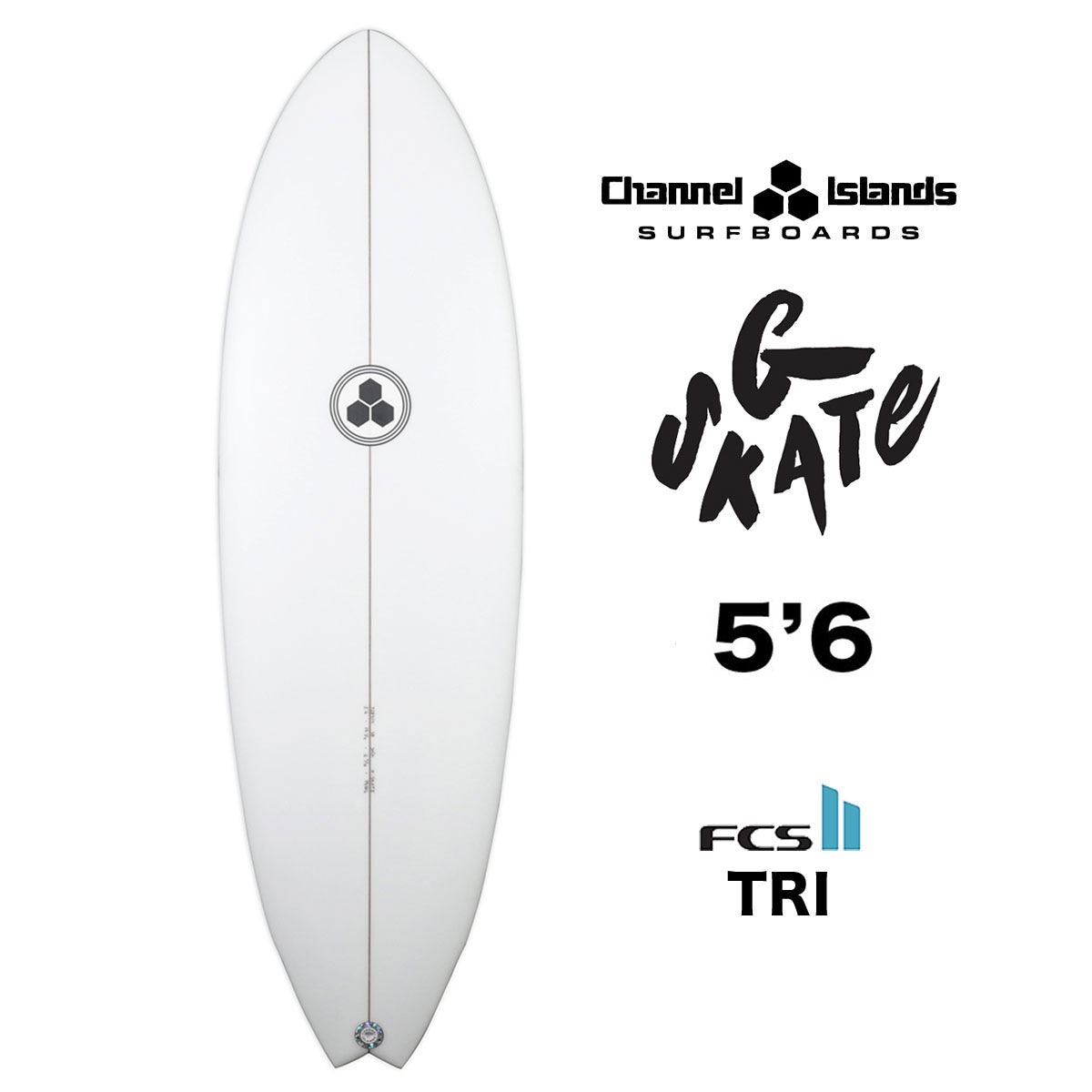 【10%OFF ウィンターセール】チャンネルアイランド サーフボード サーフィン ショートボード トライフィン surfboard Channel  Islands G SKATE ジースケート アルメリック 5.6 FCS2 チャンネルアイランズ TRI