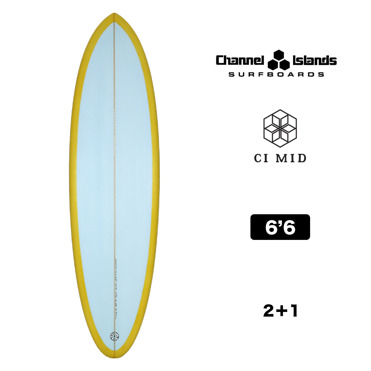 CHANNEL ISLANDS CI Mid PU 6'6 37.8L チャンネルアイランズ シーアイ