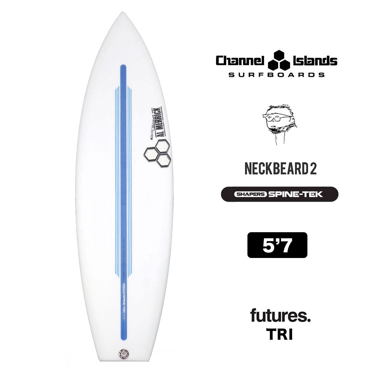 チャンネルアイランズ 5.7 ネックベアード2 スパインテック ...