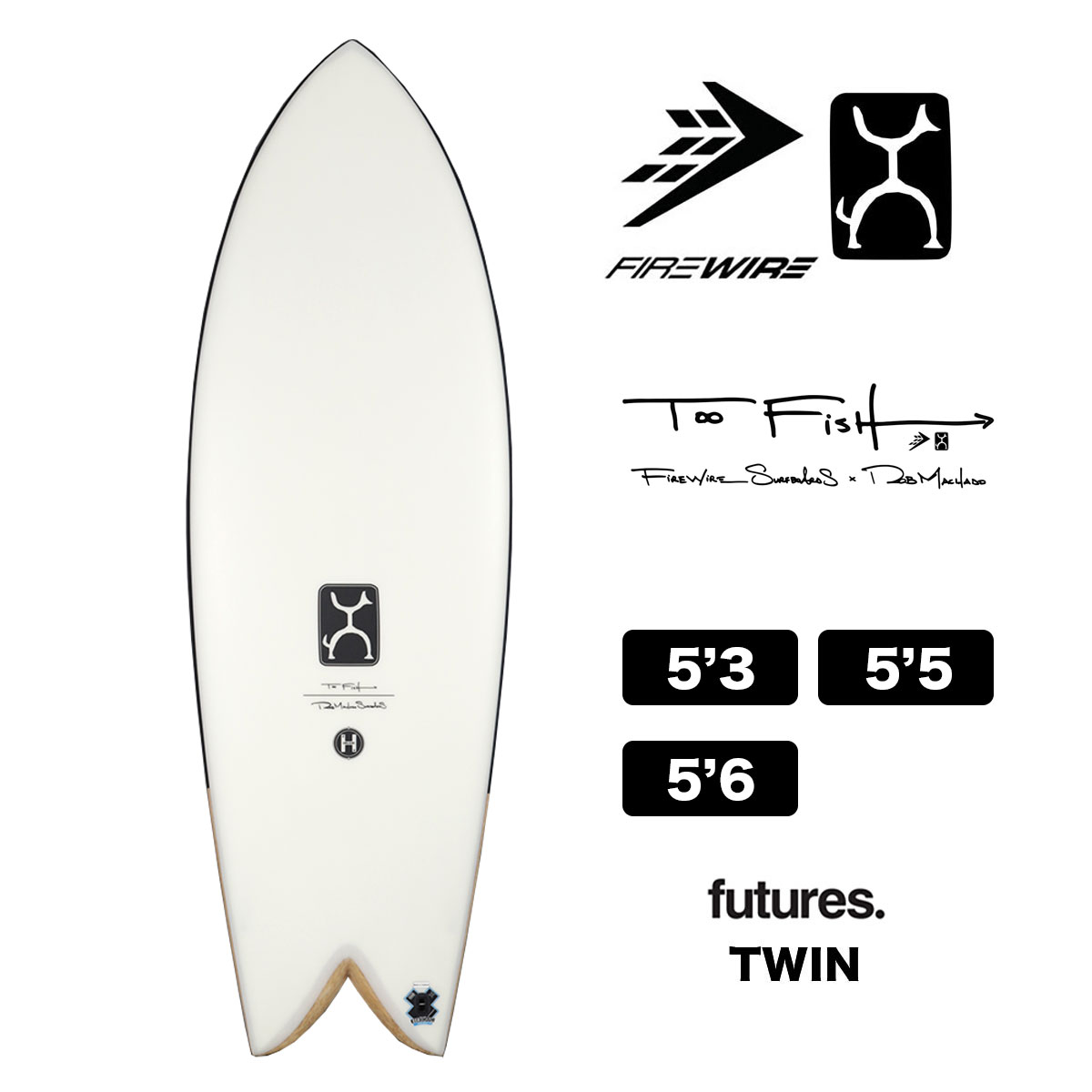 FIREWIRE Taj model 5'11 ファイヤーワイヤー - サーフィン