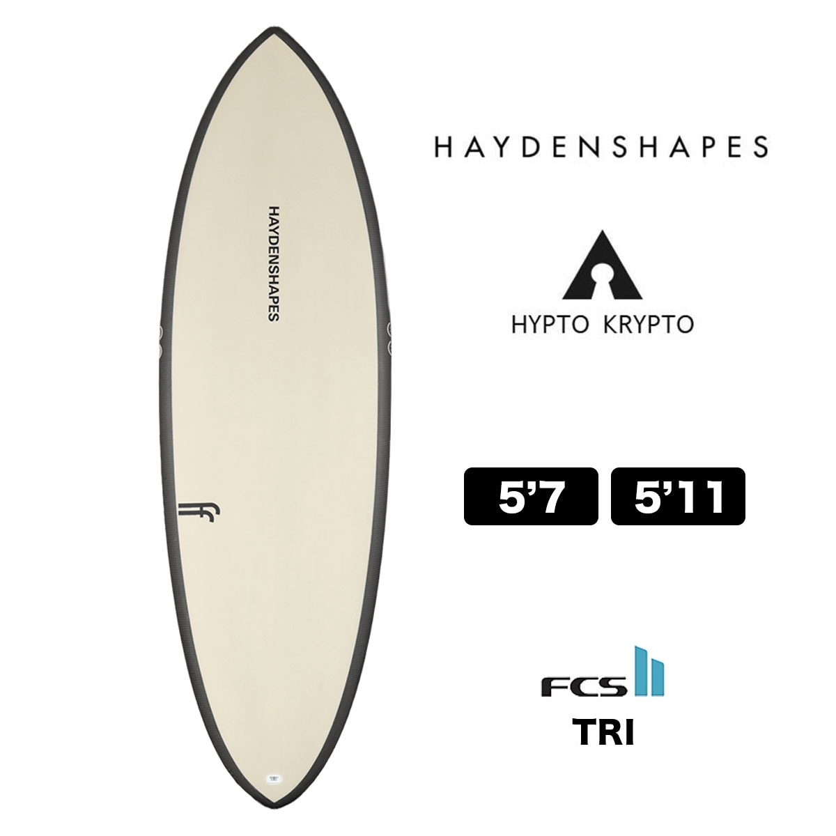 【10%OFF】HAYDENSHAPES HYPTO KRYPTO 5.7 / 5.11 ヘイデン シェイプス ヒプトクリプト 5'7 / 5'11  sand FCS2 TRI ショートボード サーフボード サーフィン フューチャー サンド ベージュ-ジャックオーシャンスポーツ