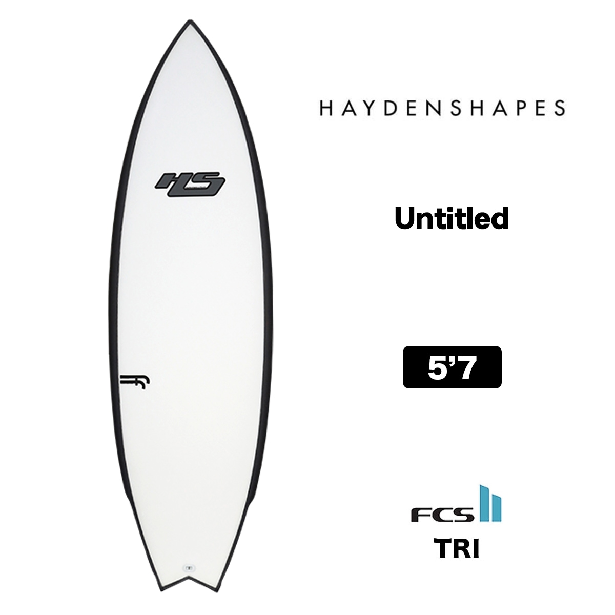 HAYDENSHAPES UNTITLED 5'7 26.36L �����եܡ��� ���Υǥ����� EPS ���ݥ��� �����ܥ�졼�� FCS2 TRI