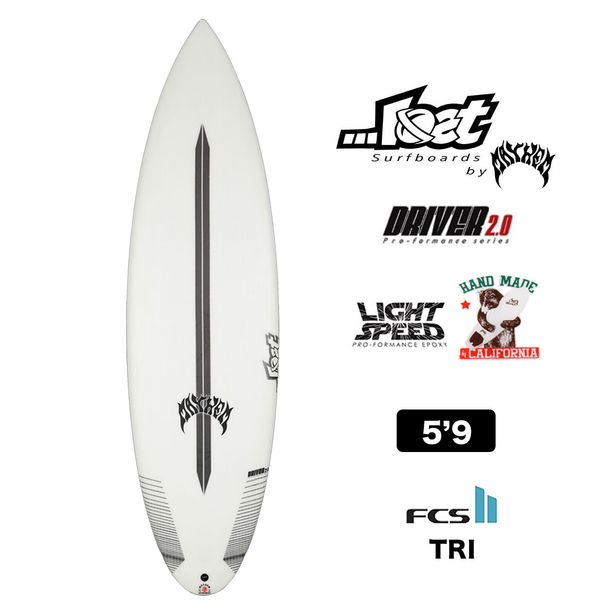 【20%OFF セール】ロストサーフボード メイヘム ドライバー2.0 ライトスピード プロ 5.9 FCS2 パフォーマンス ショートボード  LOST SURFBOARDS by Mayhem DRIVER2.0 LIGHT SPEED 5'9 セール-ジャックオーシャンスポーツ