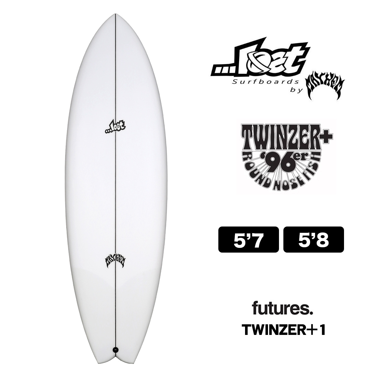 LOST RNF TWINZER 96er ロスト サーフボード フィッシュボード RNF96