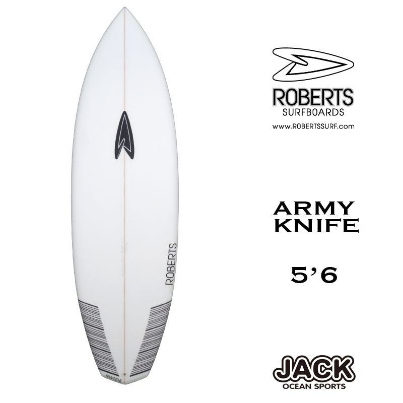 【30%OFF クリアランスセール】サーフボード サーフィン ショートボード ロバートサーフボードROBERTS SURFBOARD アーミーナイフ  サイズ 5.6 ARMY KNIFE FUTURE トライフィン 人気 おすすめ-ジャックオーシャンスポーツ