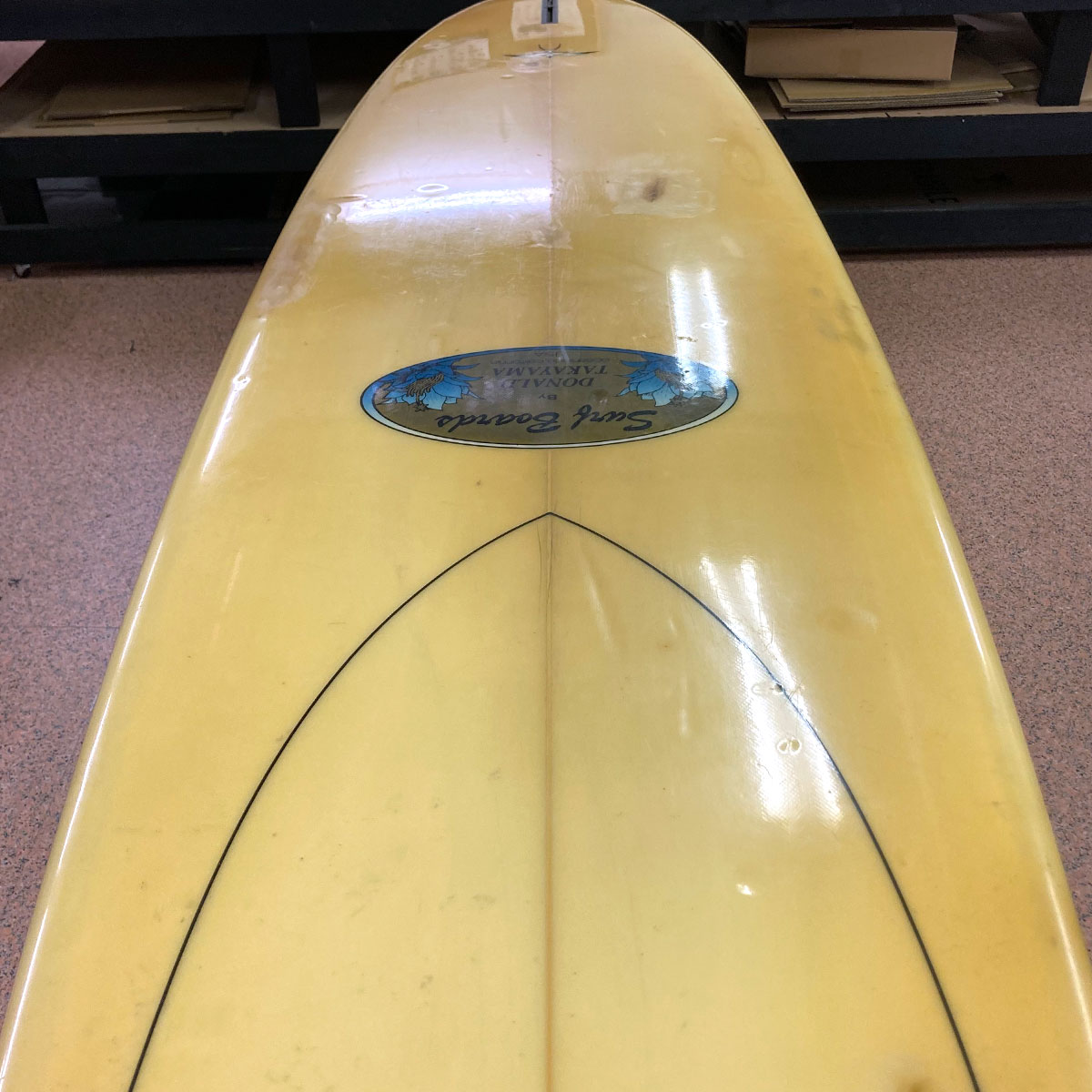中古ボード サーフボード USED SURFBOARD 【used284】 Hawaiian Pro Designs Surfboards by  Donald Takayama Step Deck ハワイアンプロデザイン サーフボード ドナルドタカヤマ ステップデッキ 8'7 x 22' 3/4  x