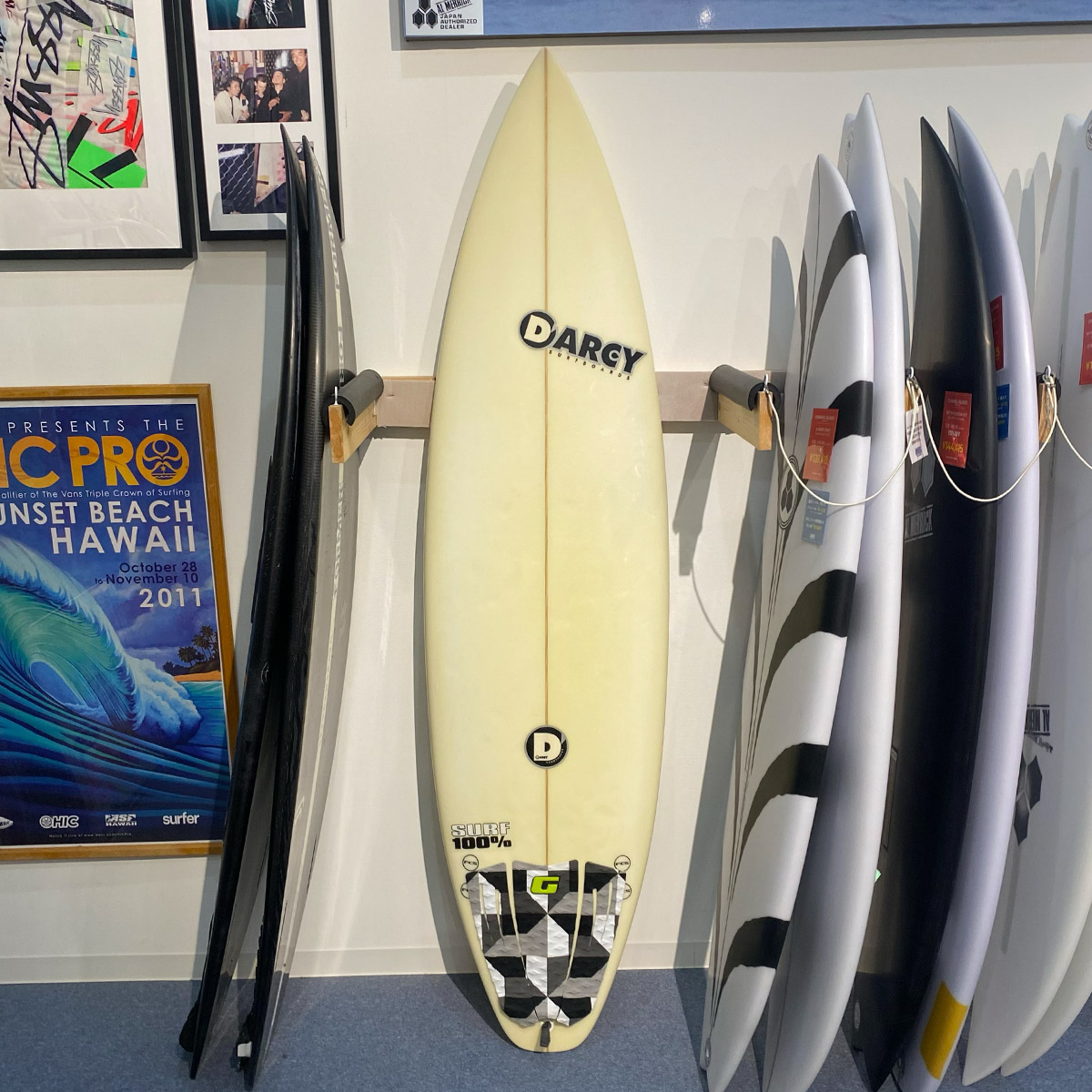 サーフボード Darcy DARCY SURFBOARD 5,11 手渡し DARCY SURFBOARD 5