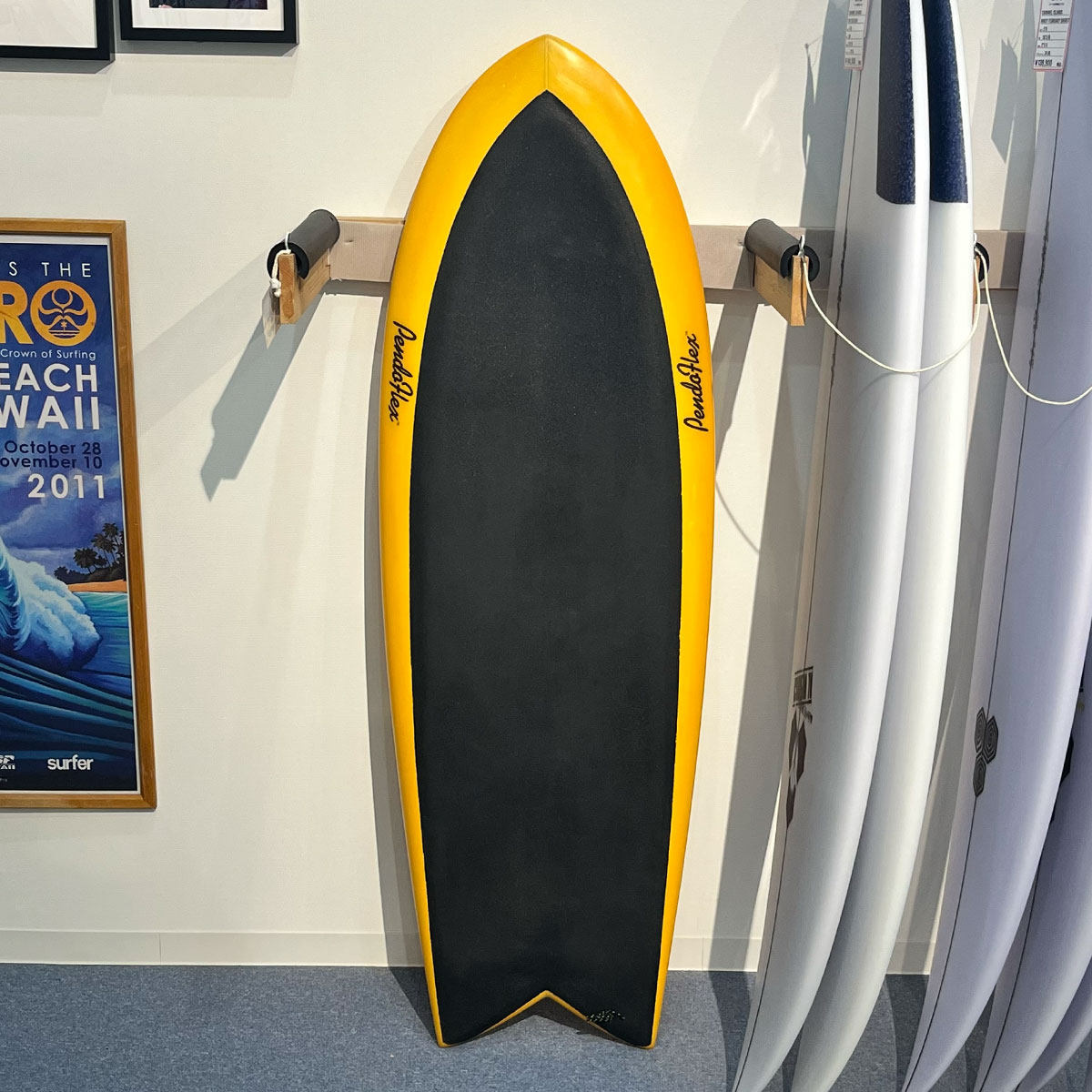Pendoflex Cowa 5'0 中古サーフボード futures TWIN ツインフィッシュ