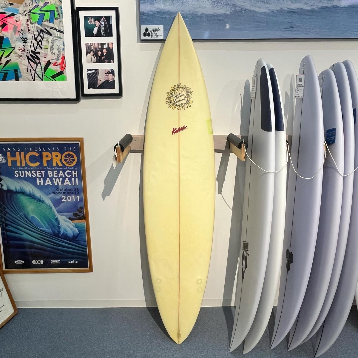 Dick Brewer ディックブルーワー 中古サーフボード 6'08 FCS TRI