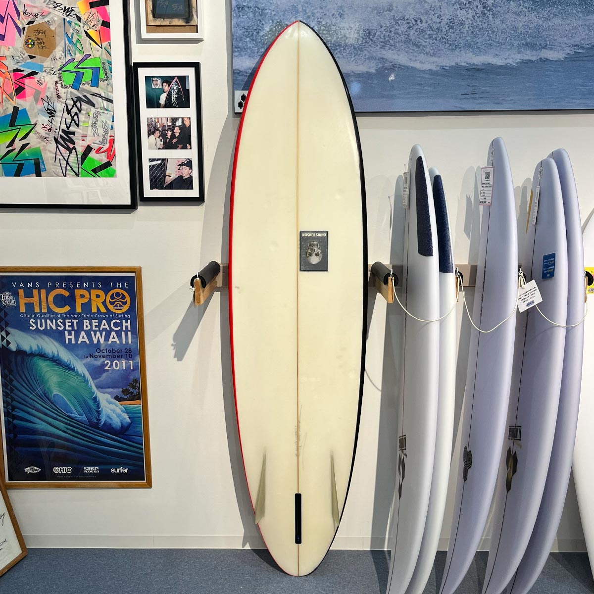 中古 CHRISTENSON SURFBOARD BONZER 7'2 クリステンソン ボンザー