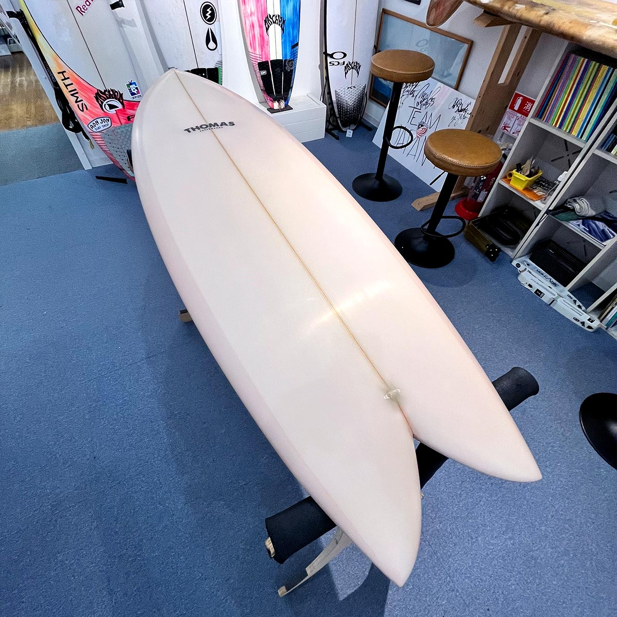 THOMAS SURFBOARD FISH 5'1 中古サーフボード 未使用品 トーマス