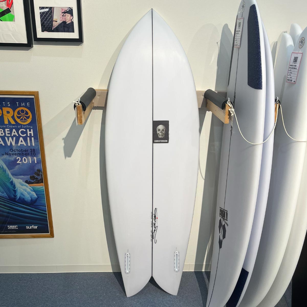 中古 CHRISTENSON FISH 5'7 33.45L futures TWIN クリステンソン