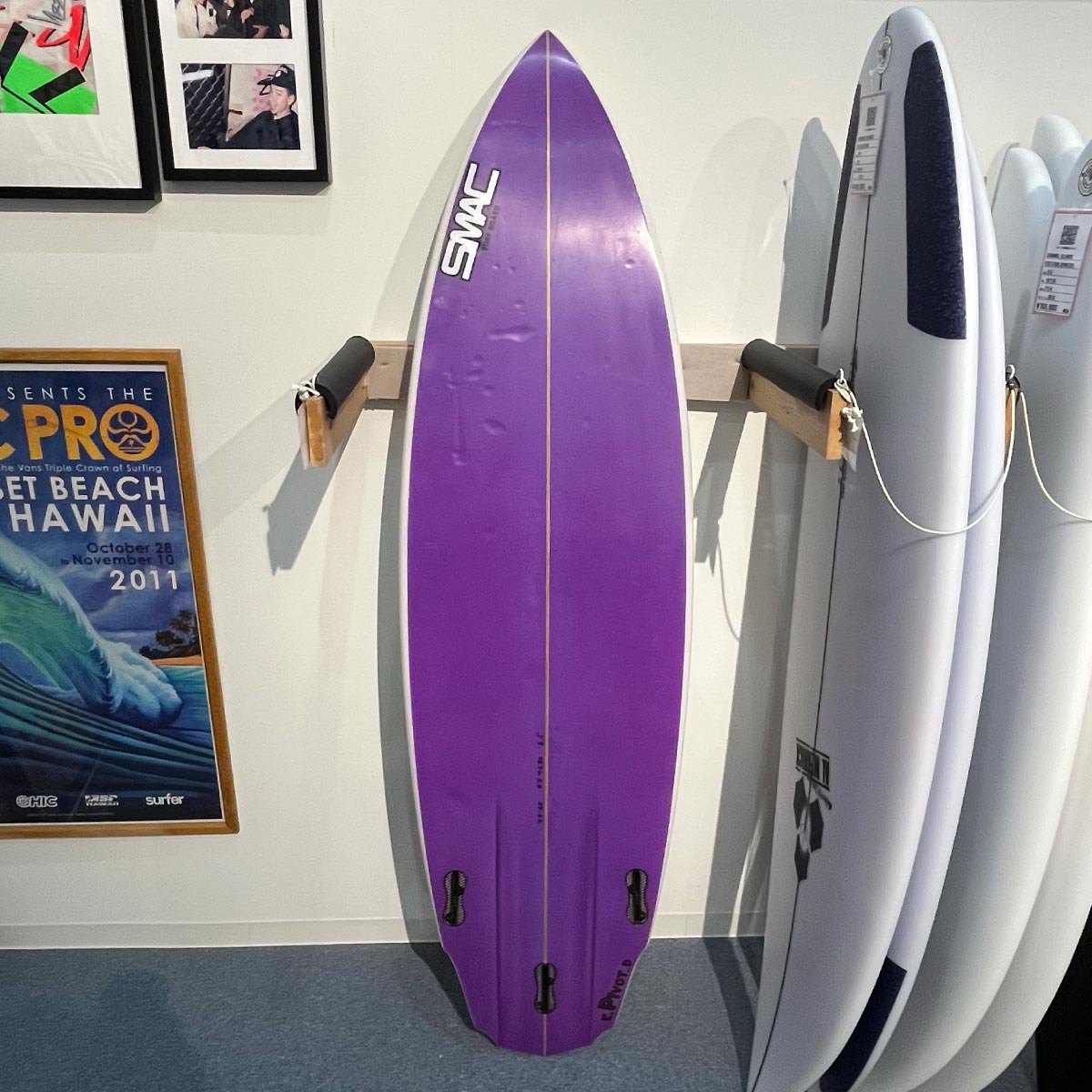 中古サーフボード SMAC SURFBOARD PIVOT-D 5'9 24.2L FCS2 TRI