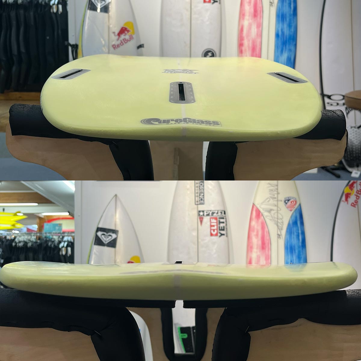 中古サーフボード Roberts FLOATY 4'10 1/2 27.5L futures TRI