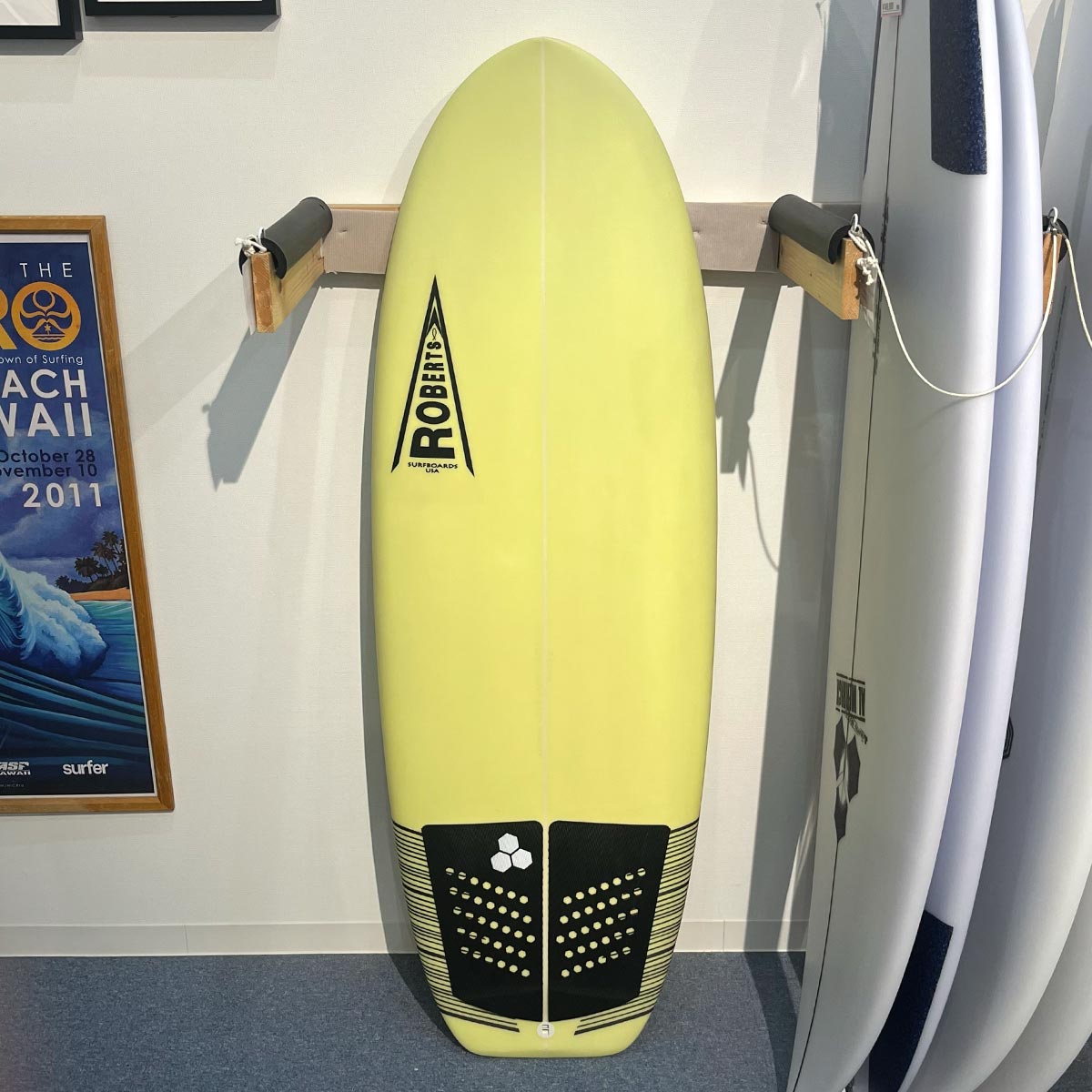 中古サーフボード Roberts FLOATY 4'10 1/2 27.5L futures TRI